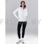 Удлинённый лонгслив на молнии LongZip White
