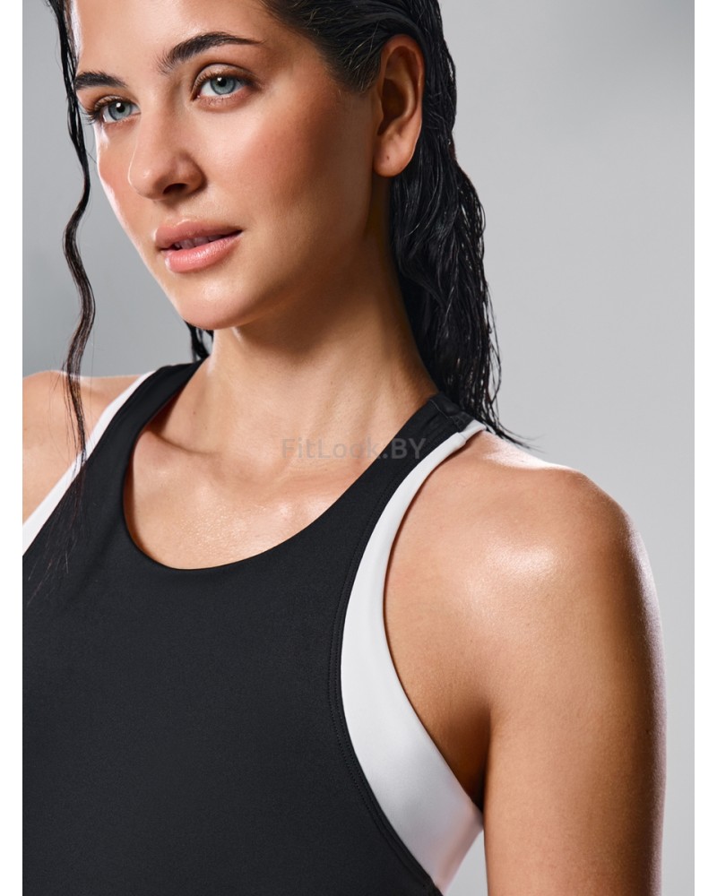 Спортивный топ-бра с контрастными вставками Outlined HighPush 