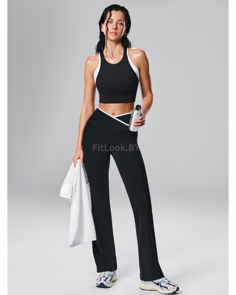 Спортивный топ-бра с контрастными вставками Outlined HighPush 