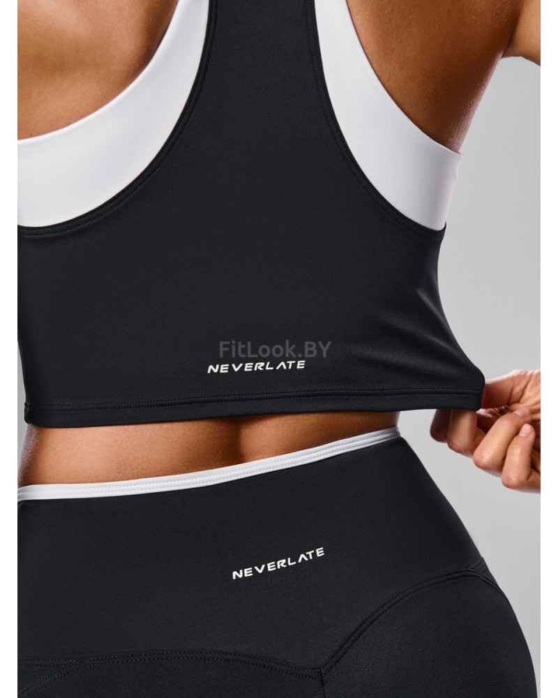Спортивный топ-бра с контрастными вставками Outlined HighPush 