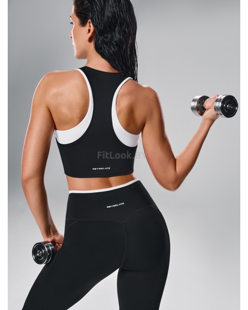 Спортивный топ-бра с контрастными вставками Outlined HighPush 