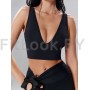 Удлиненный спортивный топ-бра