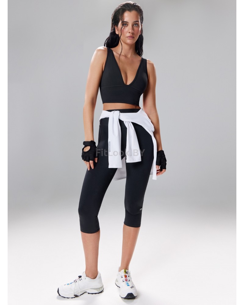 Удлиненный спортивный топ-бра