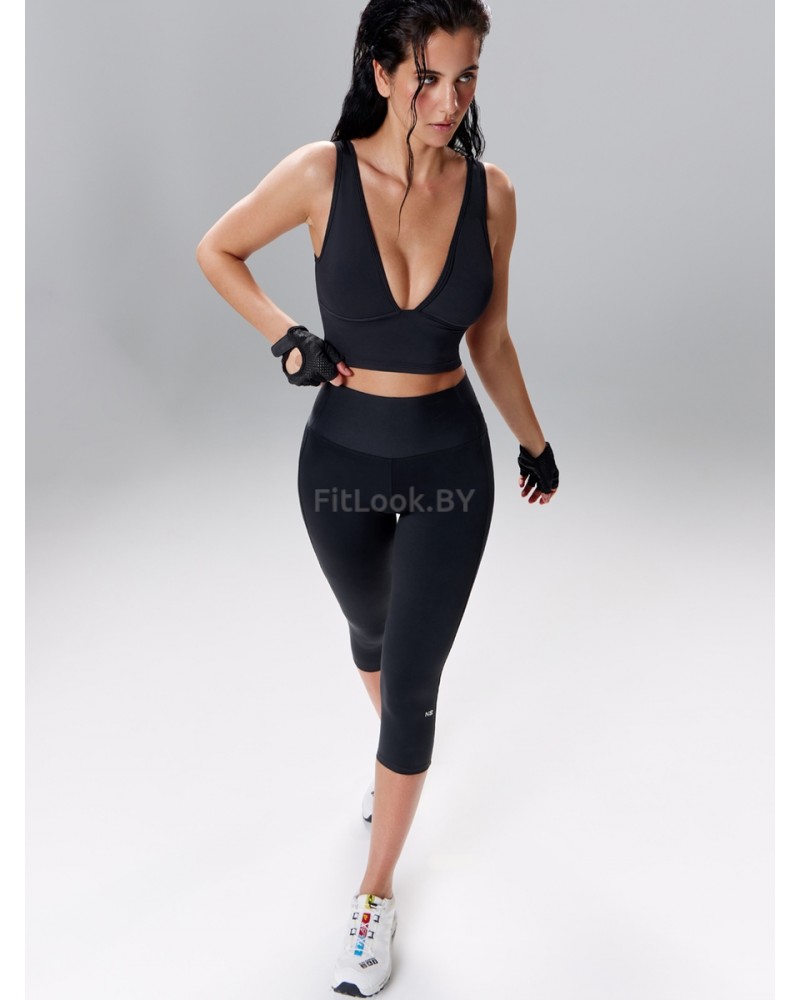 Удлиненный спортивный топ-бра