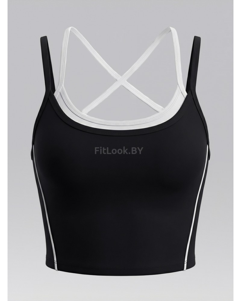 Моделирующий топ-бра с двойным верхом Neverlate Stacked