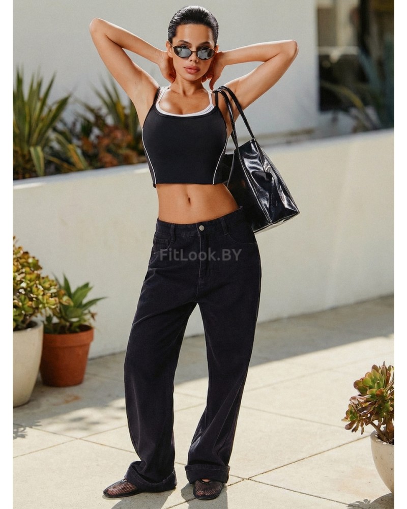 Моделирующий топ-бра с двойным верхом Neverlate Stacked