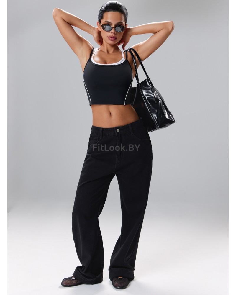 Моделирующий топ-бра с двойным верхом Neverlate Stacked