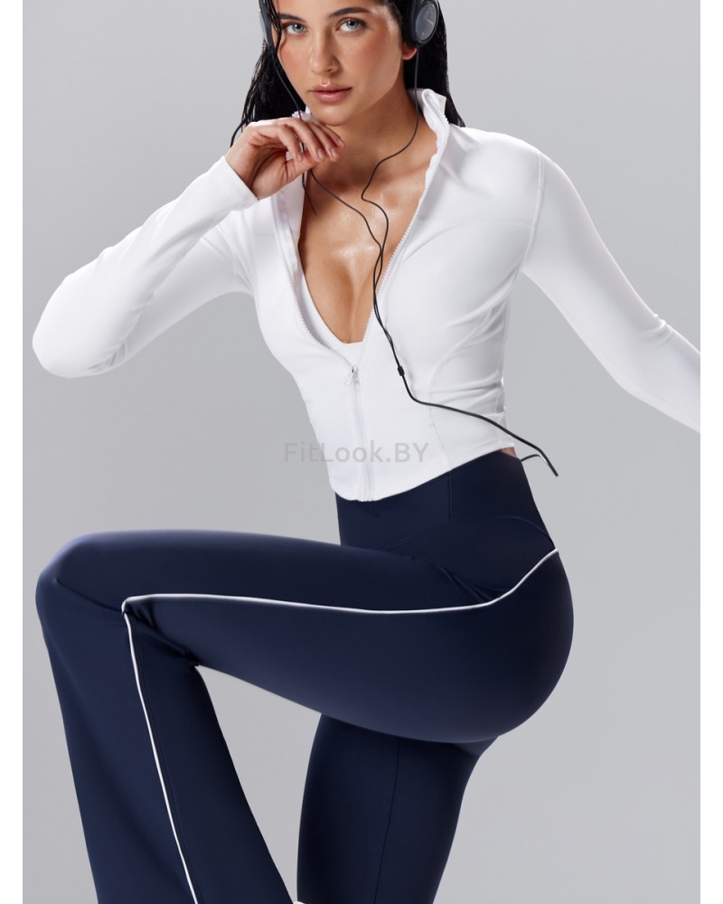 Спортивные брюки клеш Neverlate Outlined Blue