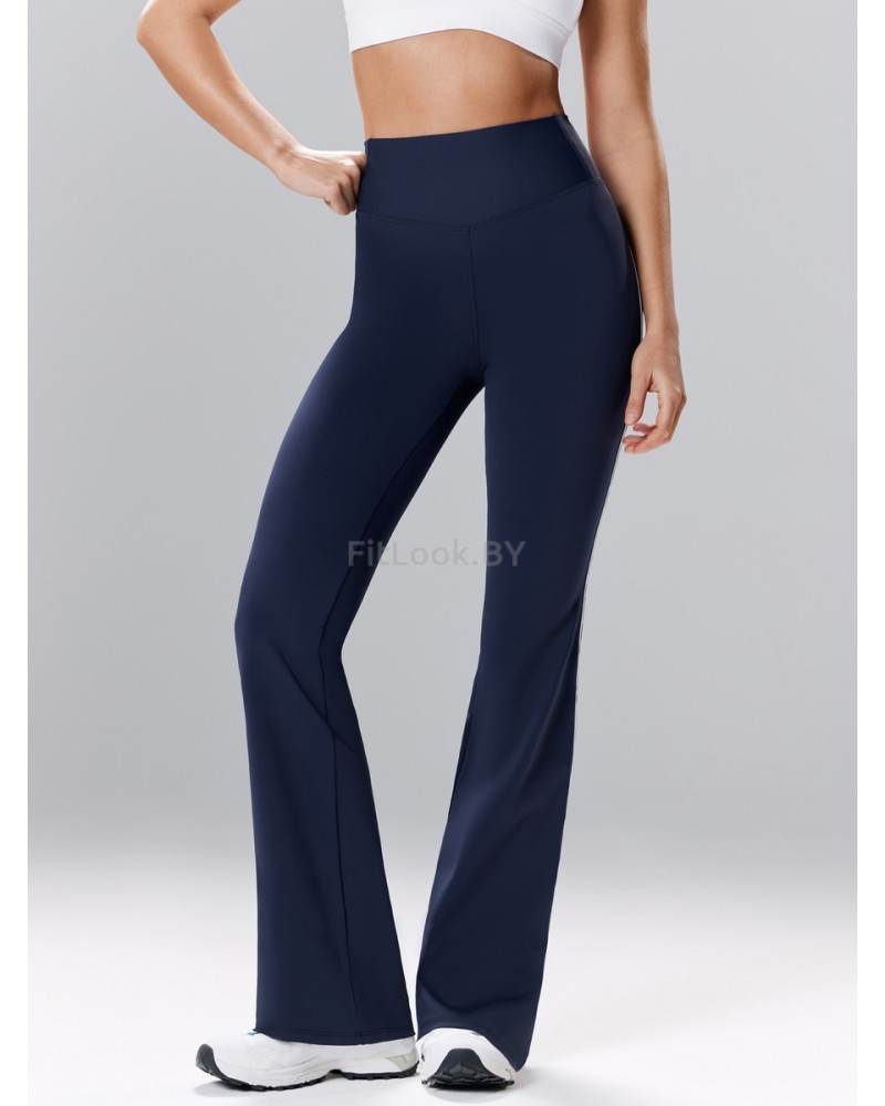 Спортивные брюки клеш Neverlate Outlined Blue