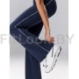Спортивные брюки клеш Neverlate Outlined Blue