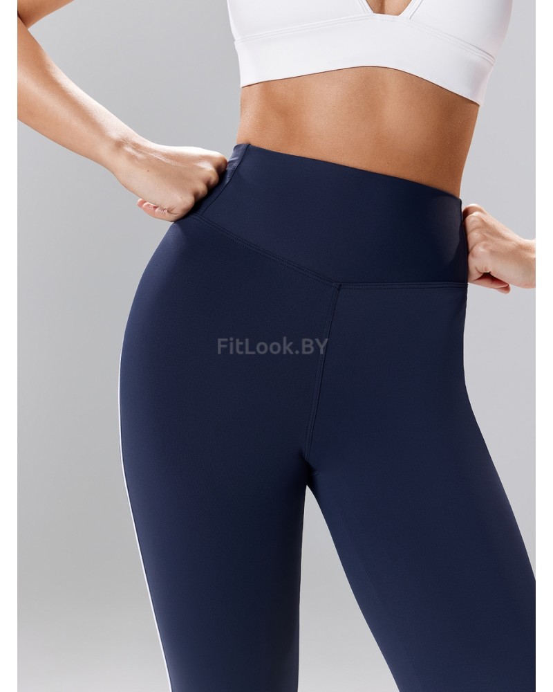 Спортивные брюки клеш Neverlate Outlined Blue