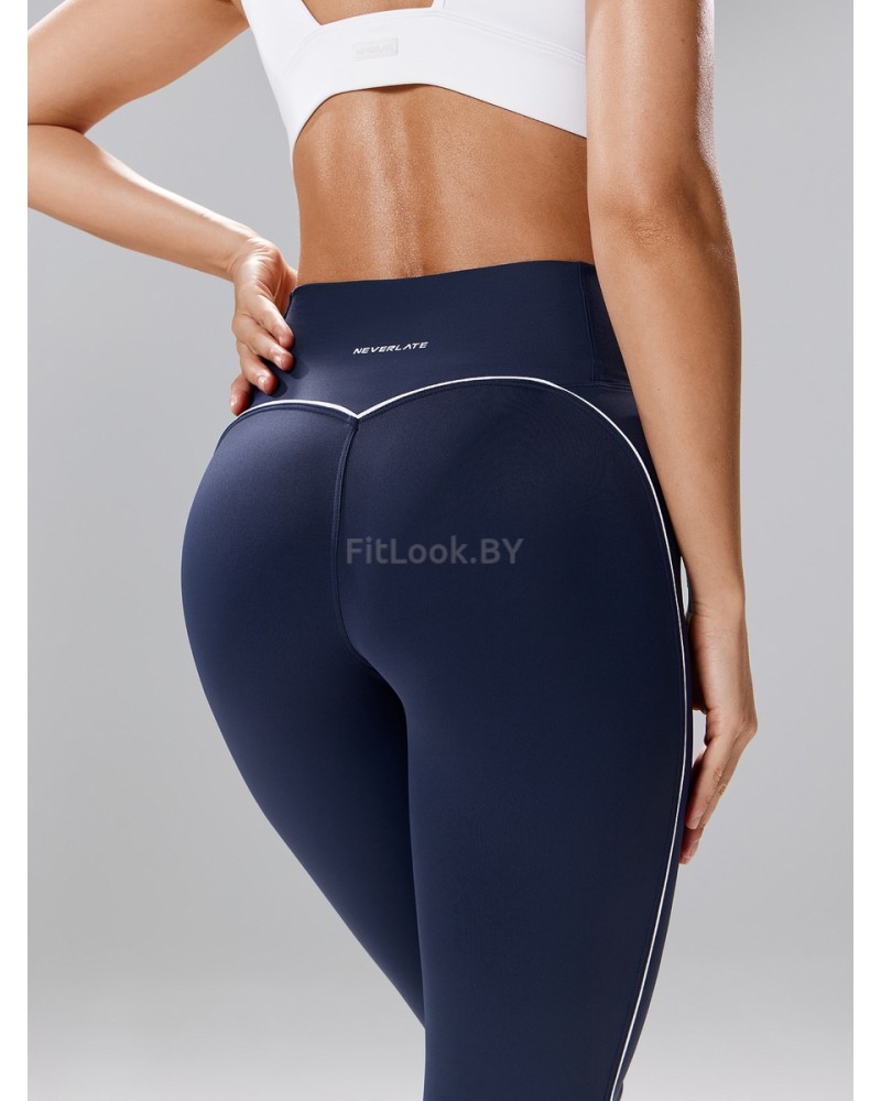 Спортивные брюки клеш Neverlate Outlined Blue