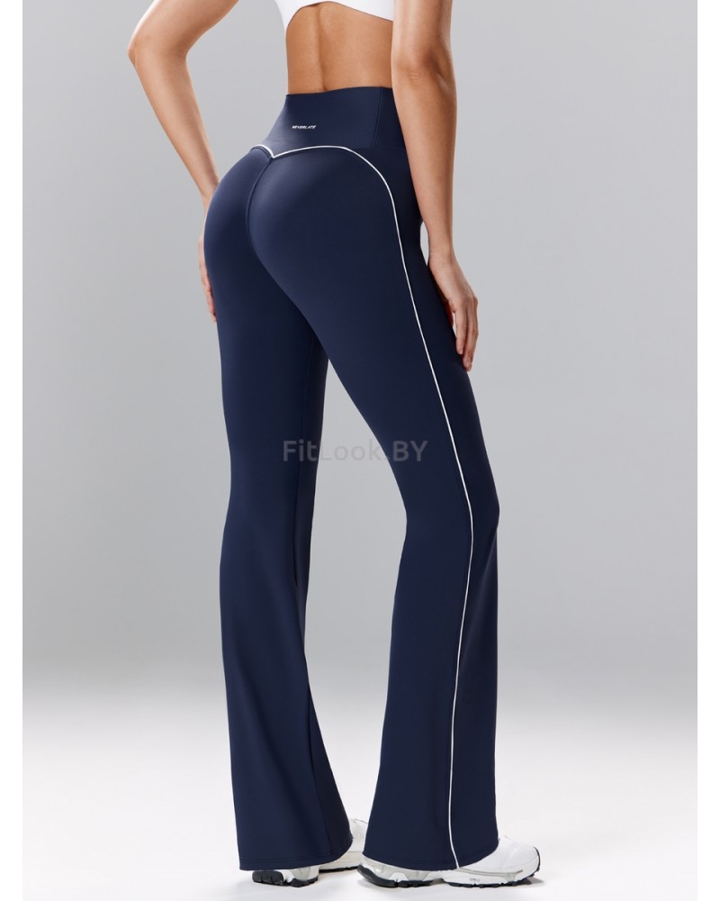 Спортивные брюки клеш Neverlate Outlined Blue
