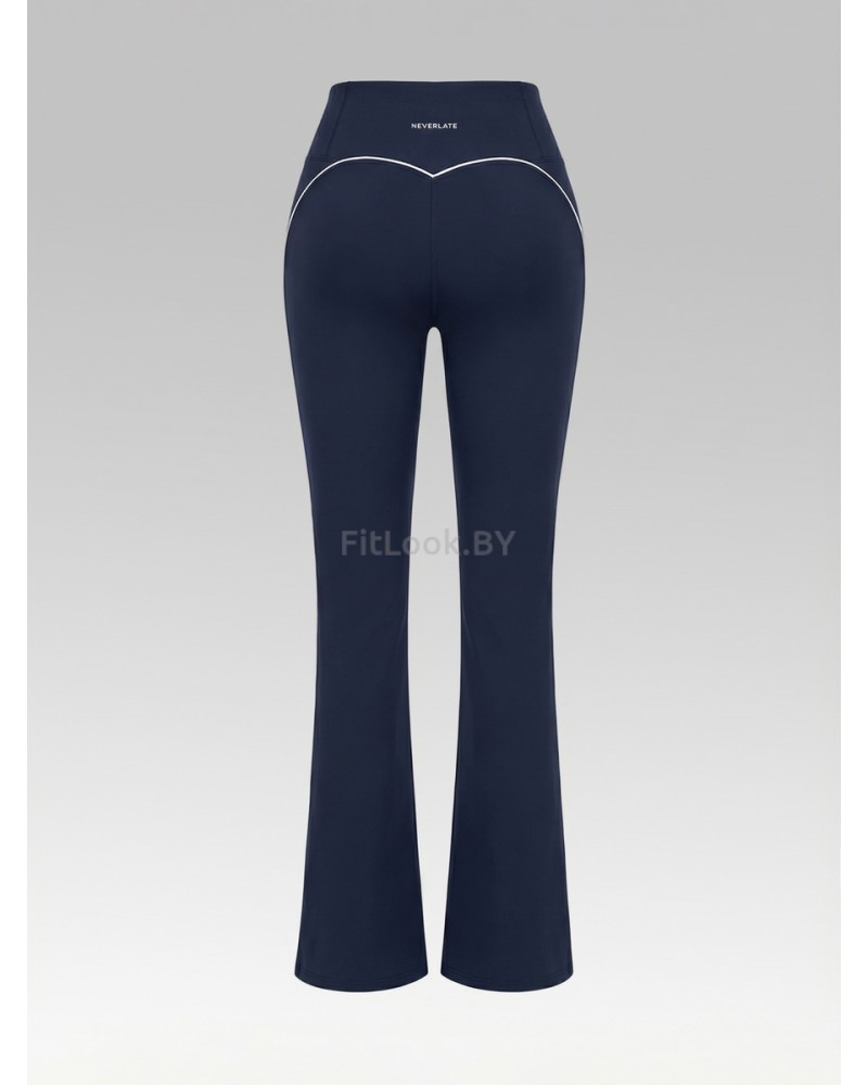 Спортивные брюки клеш Neverlate Outlined Blue