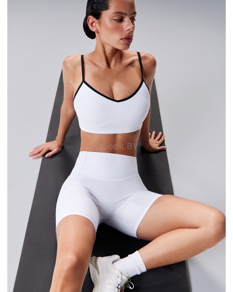 Моделирующий топ-бра c контрастным кантом