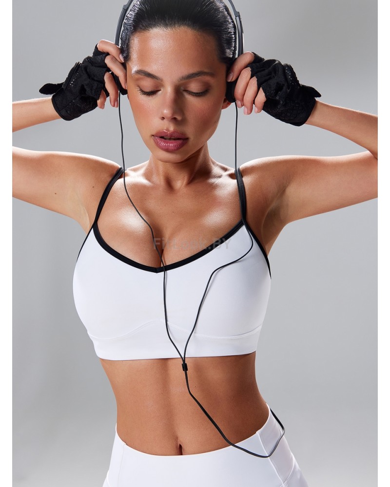 Моделирующий топ-бра c контрастным кантом