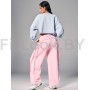 Укороченный свитшот объёмного кроя Crop Blue