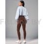 Укороченный свитшот объёмного кроя Crop Blue