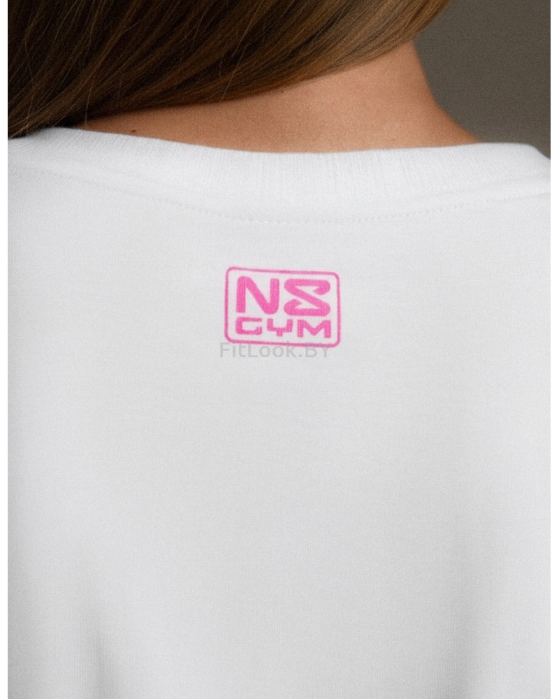 Футболка Neverlate GYM Bunny White