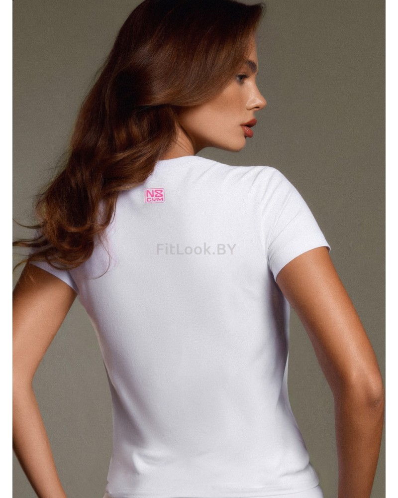 Футболка Neverlate GYM Bunny White