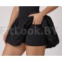 Спортивное платье со встроенными шортами Bubble Flow Black