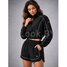 Костюм ALO Motivate Full-Zip Track Black