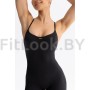 Короткий спортивный комбинезон Drape (Птичка) чёрный