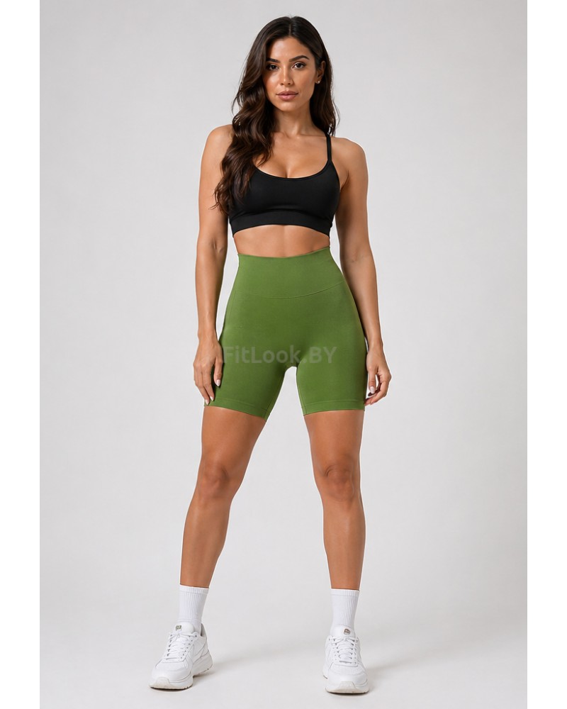 Велосипедки High Waist Green