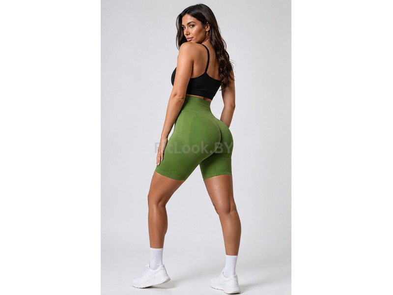 Велосипедки FITBASE High Waist Green