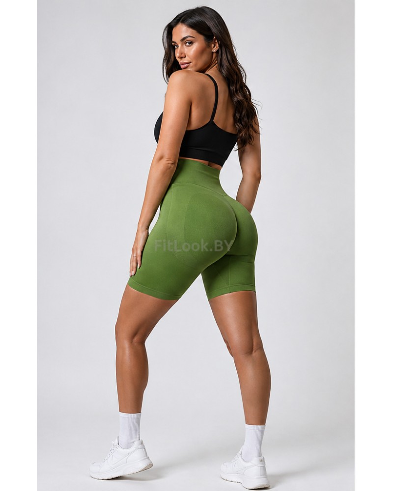 Велосипедки High Waist Green