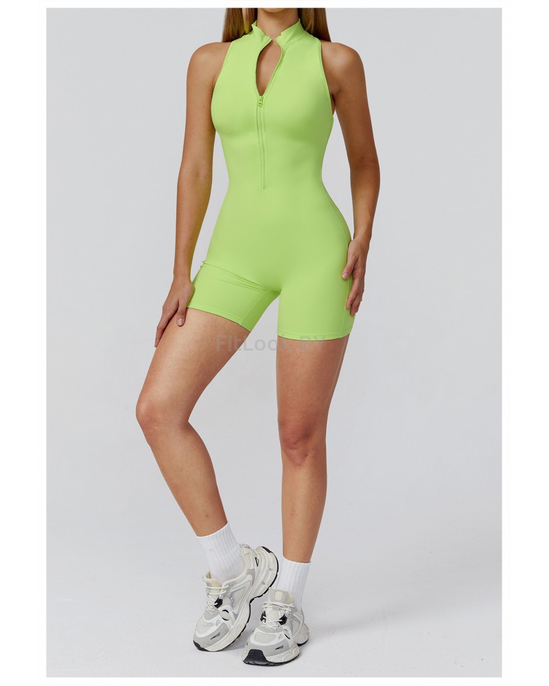 Спортивный комбинезон (ромпер) Zip Active Lime