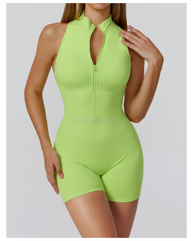 Спортивный комбинезон (ромпер) Zip Active Lime