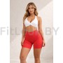 Красные спортивные шорты со сборочкой ShapeUP Red