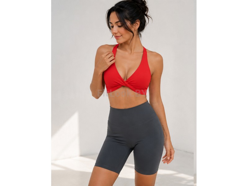 Топ FITBASE Cross Top Shape Up Red