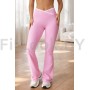 Спортивные брюки клёш Contour Pink