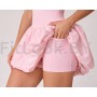 Спортивное платье со встроенными шортами Bubble Flow Pink