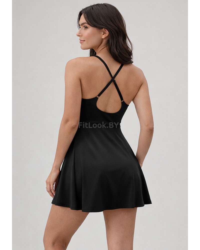 Спортивное платье с шортами Active Flow Black