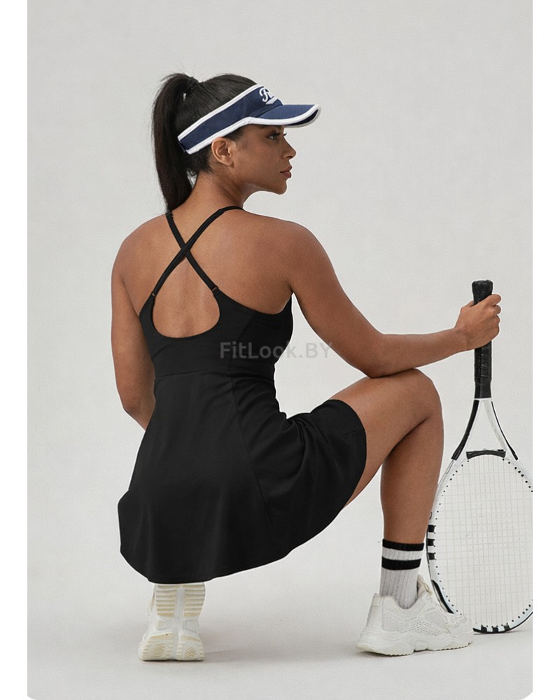 Спортивное платье с шортами Active Flow Black
