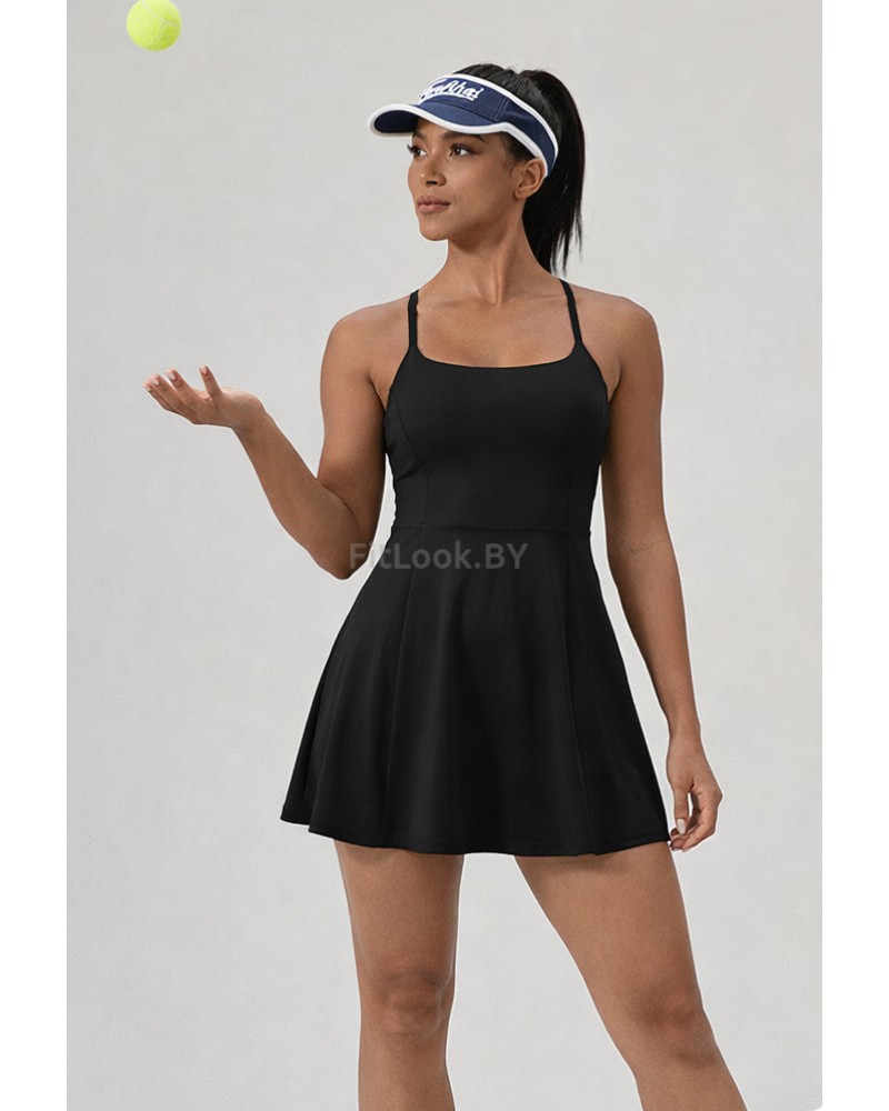 Спортивное платье с шортами Active Flow Black