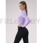 Рашгард Flex Lavender— спортивный лонгслив на молнии