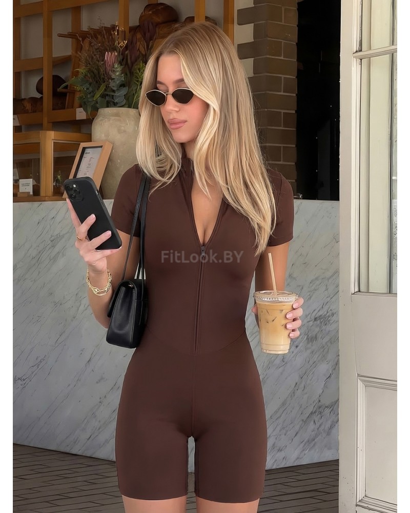 Комбинезон спортивный с велосипедками Neverlate