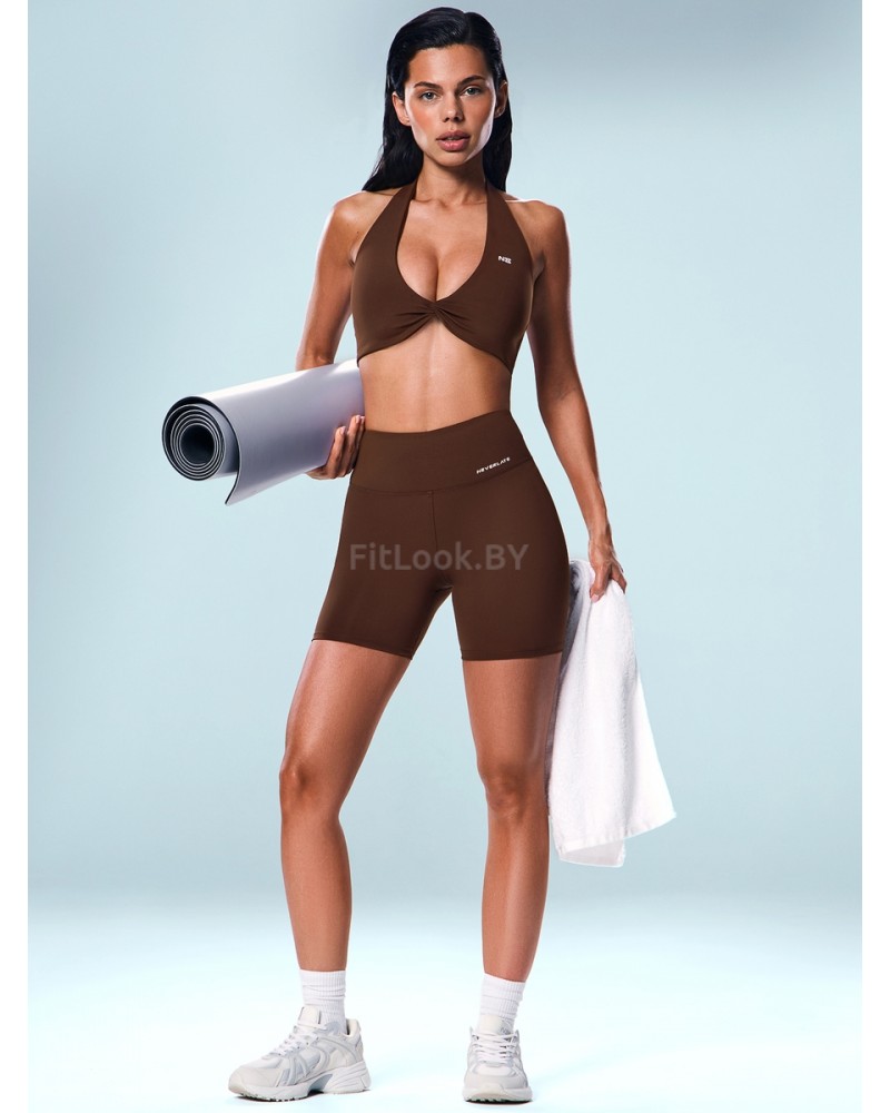 Спортивные шорты с пушап эффектом Push V Brownie