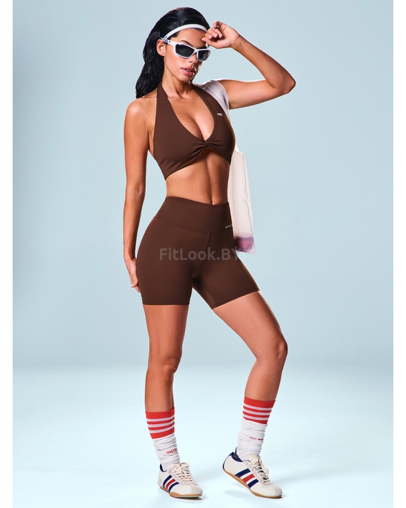 Спортивные шорты с пушап эффектом Push V Brownie