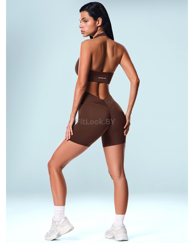 Спортивные шорты с пушап эффектом Push V Brownie