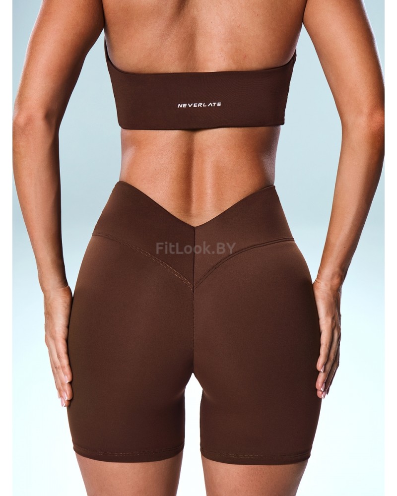 Спортивные шорты с пушап эффектом Push V Brownie