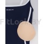 Моделирующий комбинезон с контрастными кантами Contrast Edge Long Blue