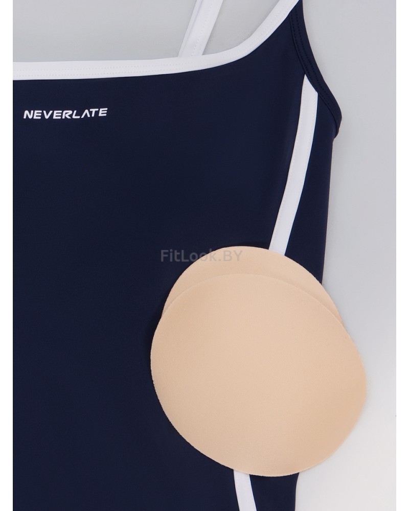 Моделирующий комбинезон с контрастными кантами Contrast Edge Long Blue