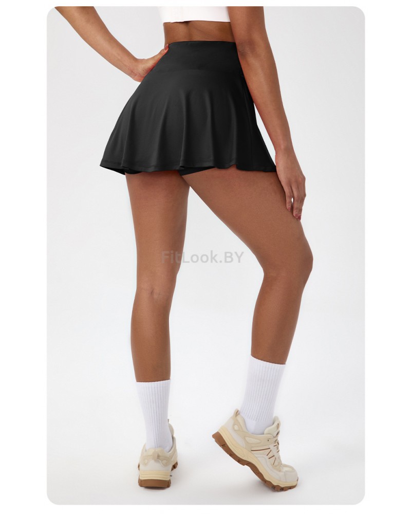 Юбка-шорты женская спортивная Flex Skirt черная