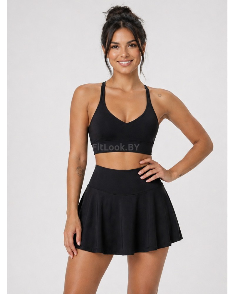Юбка-шорты женская спортивная Flex Skirt черная