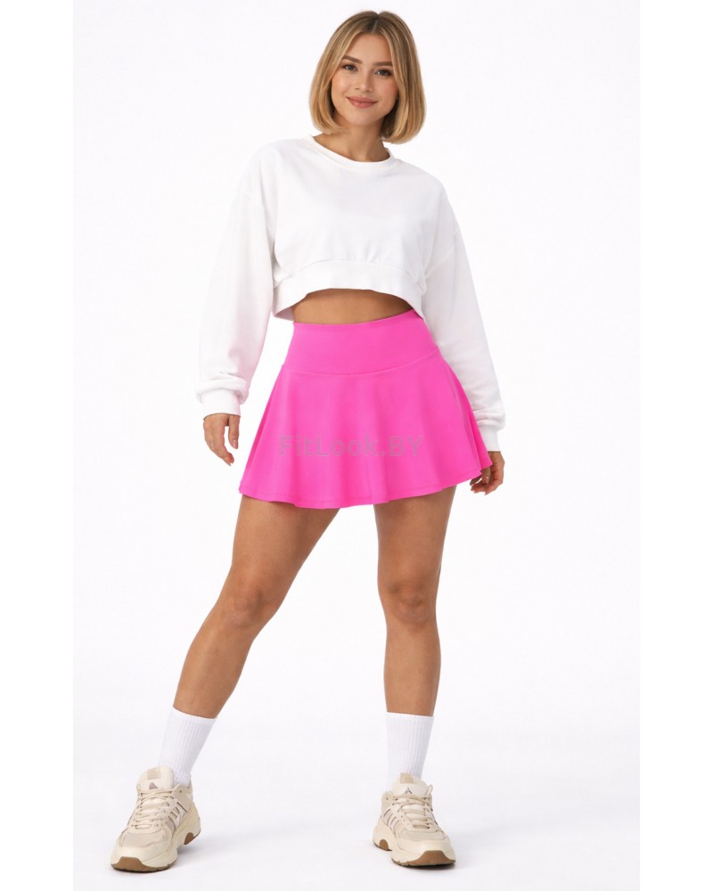 Юбка-шорты женская спортивная Flex Skirt розовая